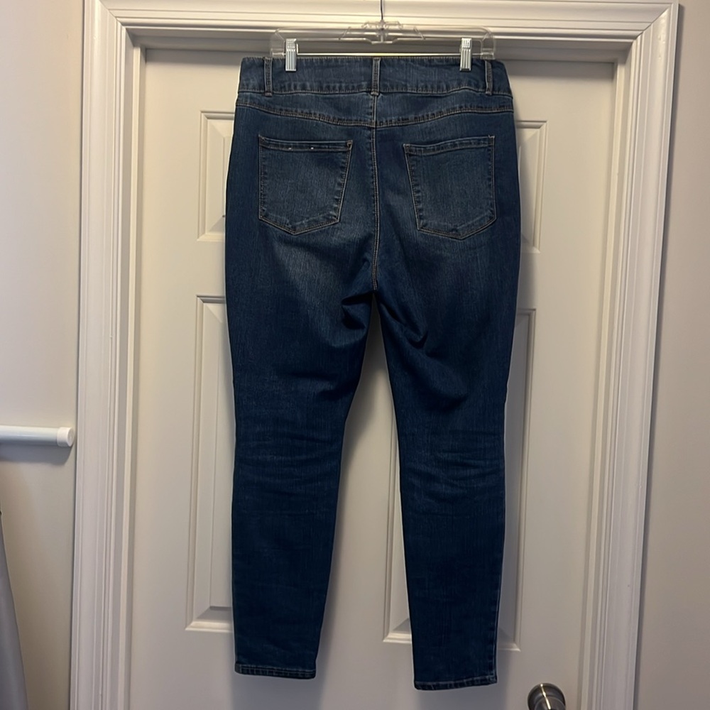d. jeans Blue Skinny Jeans with Faded Details - Picture 5 of 6